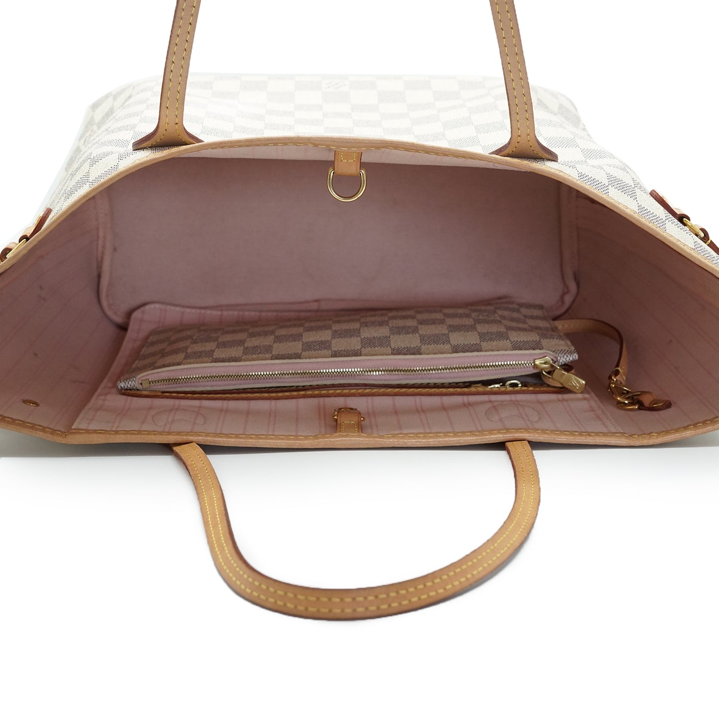 Damier Azur Rose Ballerine Neverfull MM