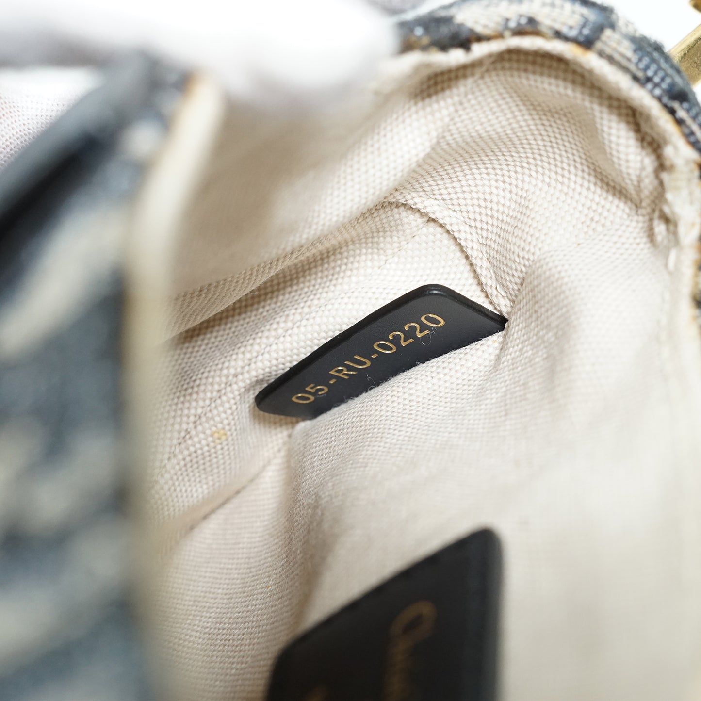 Oblique Jacquard Mini Saddle Bag