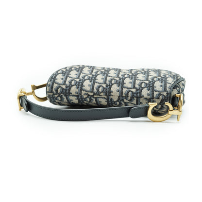 Oblique Jacquard Mini Saddle Bag