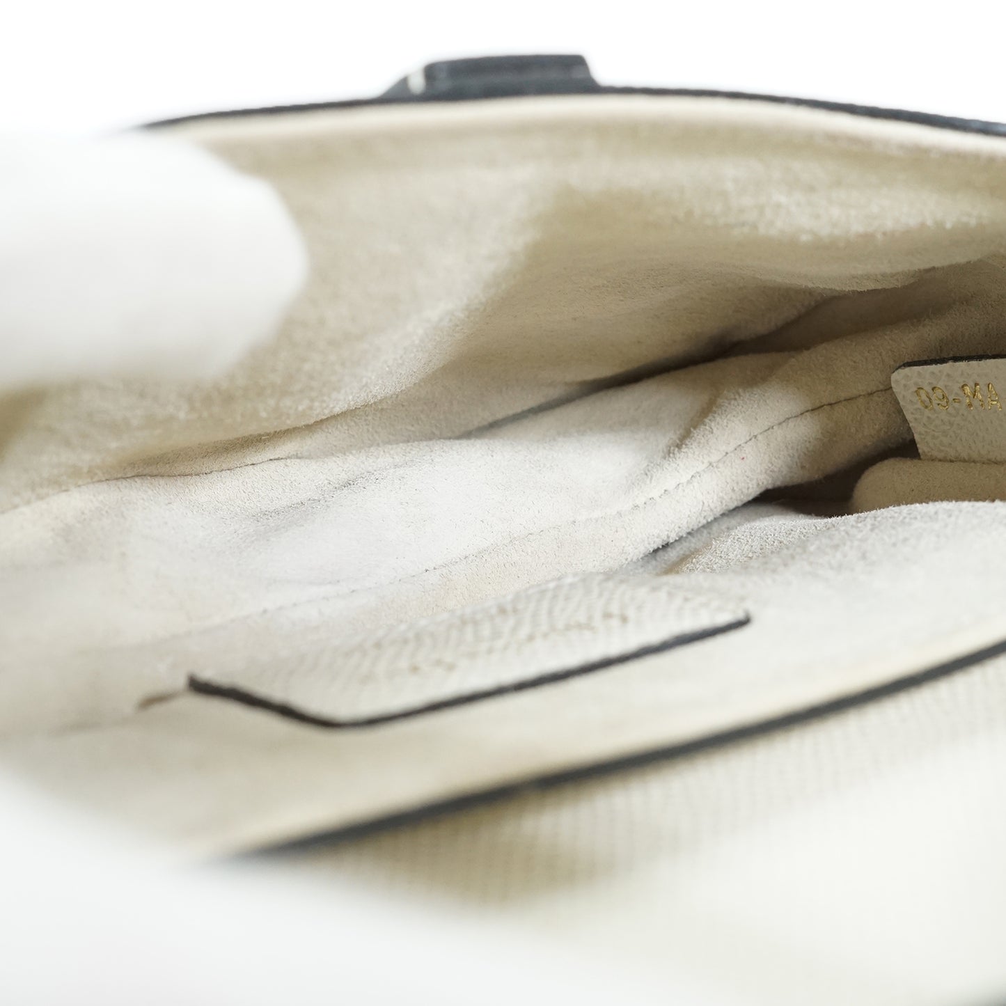 Grained Calfskin Mini Saddle Bag