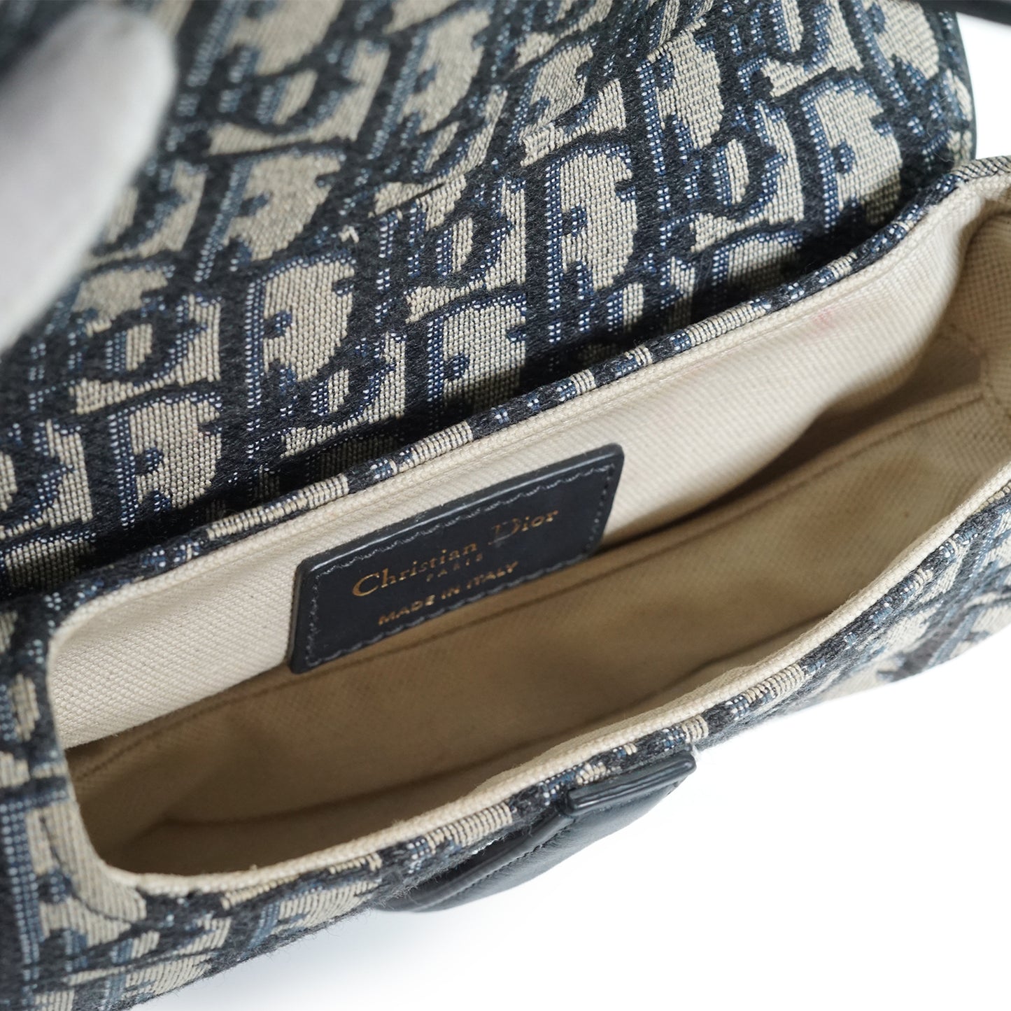 Oblique Jacquard Mini Saddle Bag Bandouliere