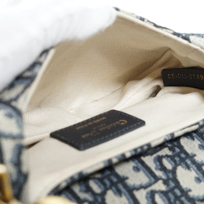 Oblique Jacquard Mini Saddle Bag Bandouliere