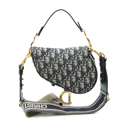 Oblique Jacquard Mini Saddle Bag Bandouliere