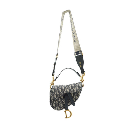 Oblique Jacquard Mini Saddle Bag Bandouliere