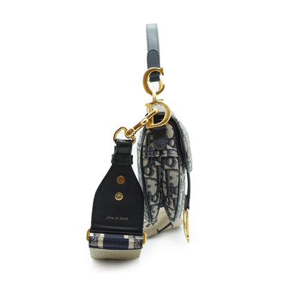 Oblique Jacquard Mini Saddle Bag Bandouliere