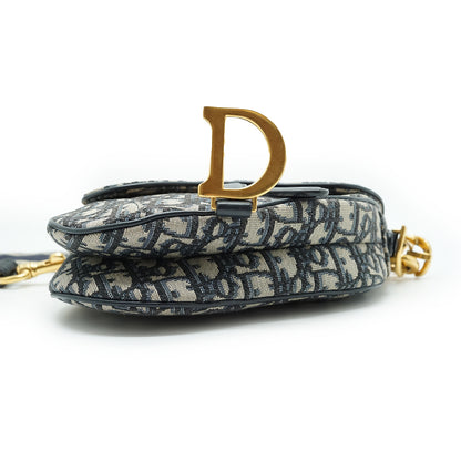 Oblique Jacquard Mini Saddle Bag Bandouliere