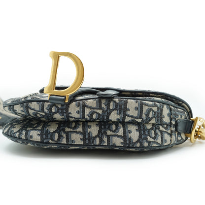 Oblique Jacquard Mini Saddle Bag Bandouliere