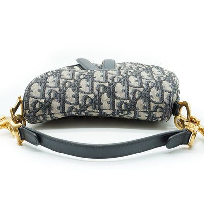 Oblique Jacquard Mini Saddle Bag Bandouliere