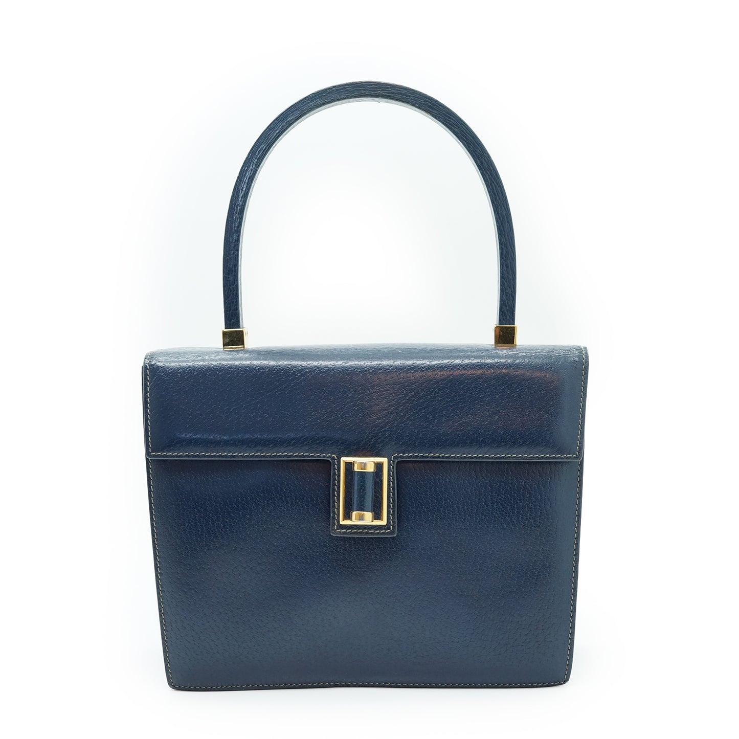 Vintage Square Box Top Handle Bag