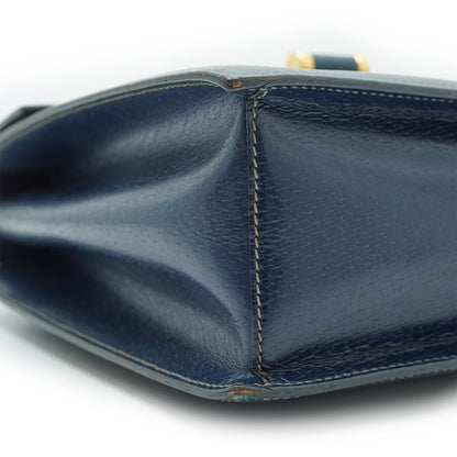 Vintage Square Box Top Handle Bag