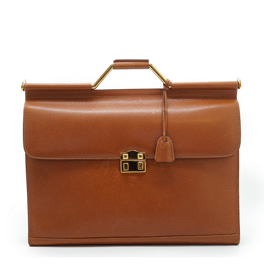 Vintage Business Top Handle Bag