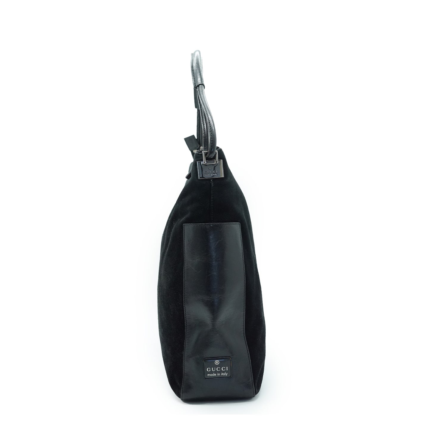 Vintage Suede Hobo Bag