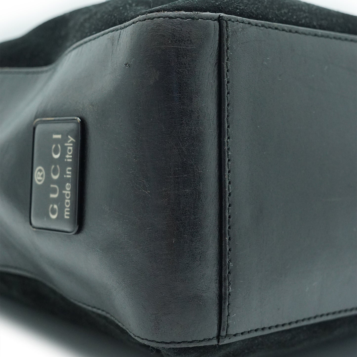 Vintage Suede Hobo Bag