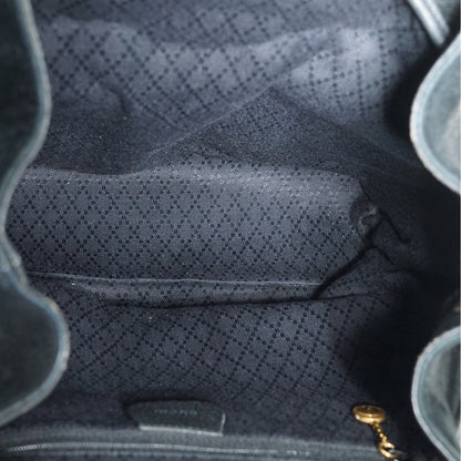 Vintage Bamboo Suede Backpack GM