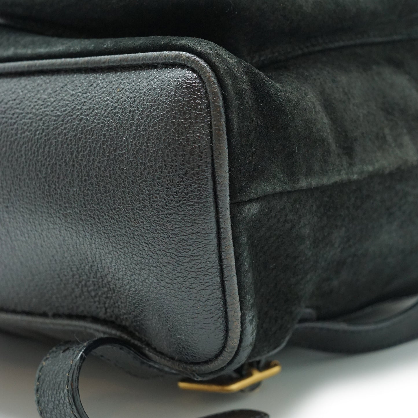 Vintage Bamboo Suede Backpack GM