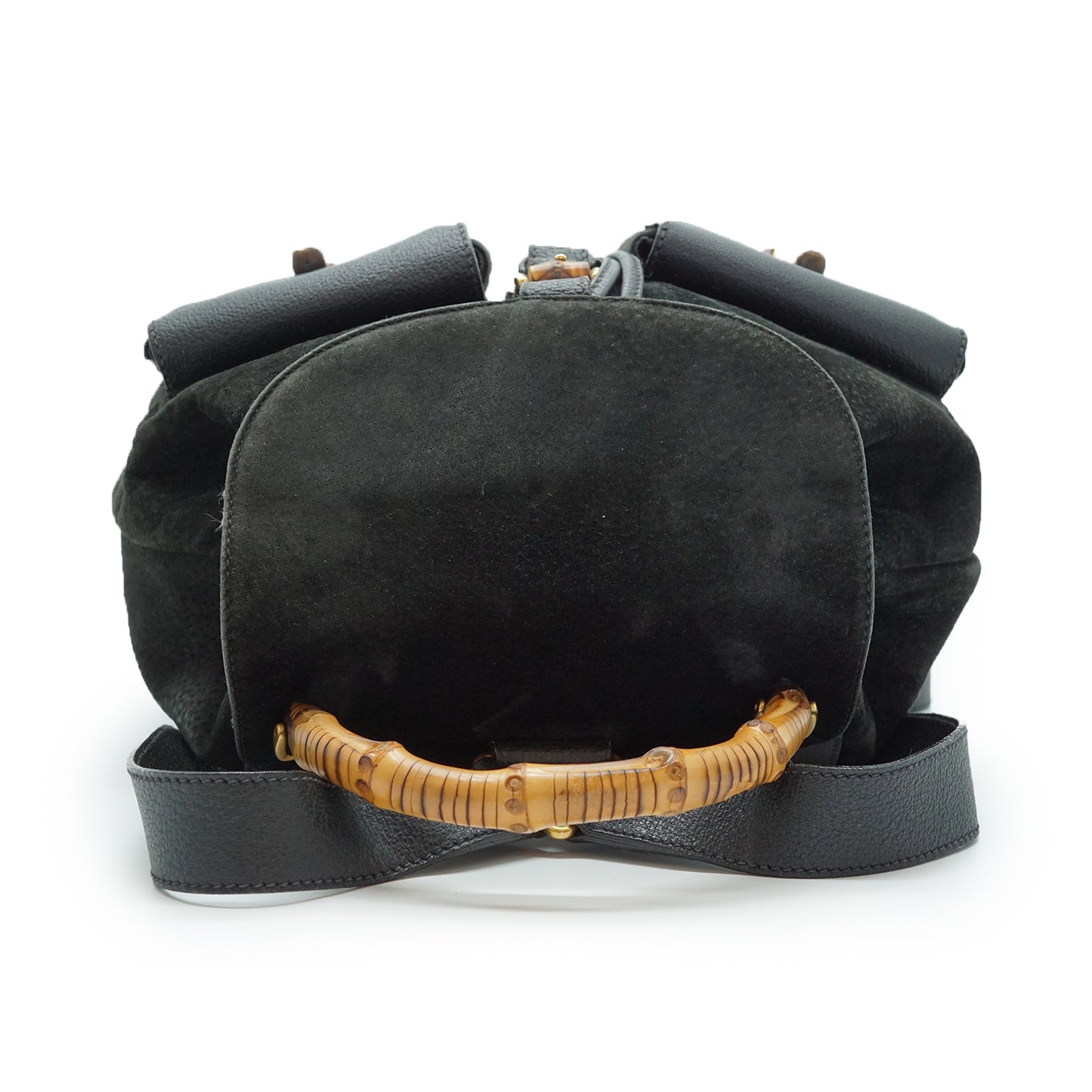 Vintage Bamboo Suede Backpack GM