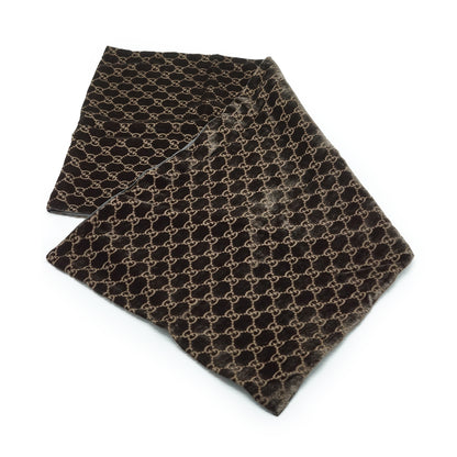 Vintage GG Silk Velvet Scarf
