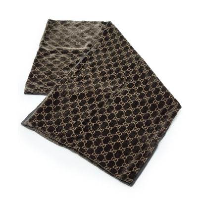 Vintage GG Silk Velvet Scarf