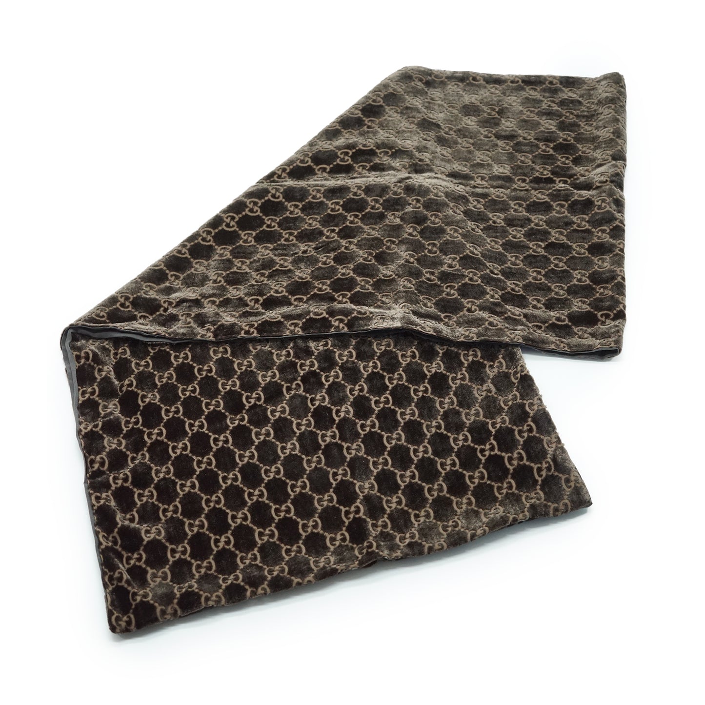 Vintage GG Silk Velvet Scarf