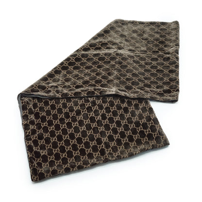 Vintage GG Silk Velvet Scarf