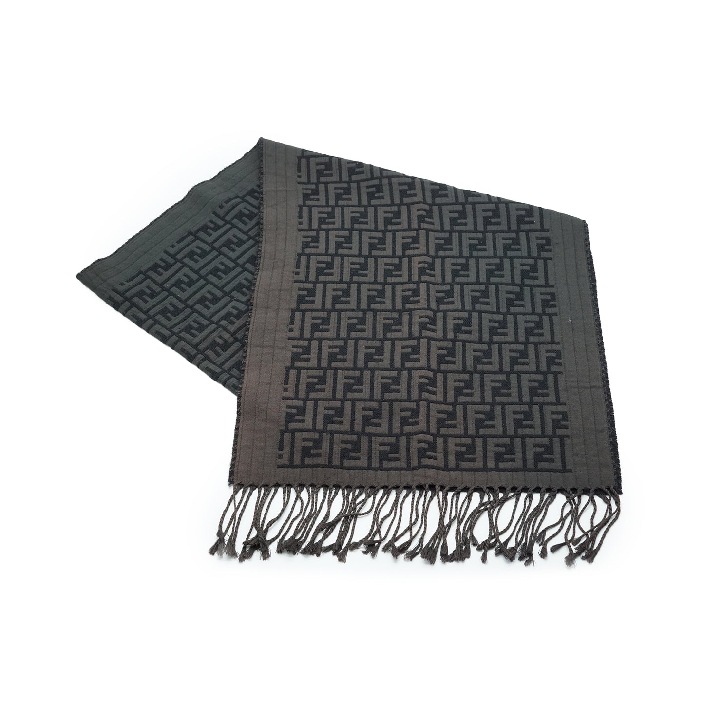 Zucca Wool Fringed Scarf