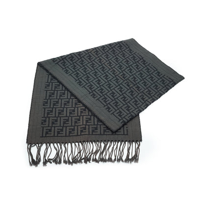 Zucca Wool Fringed Scarf