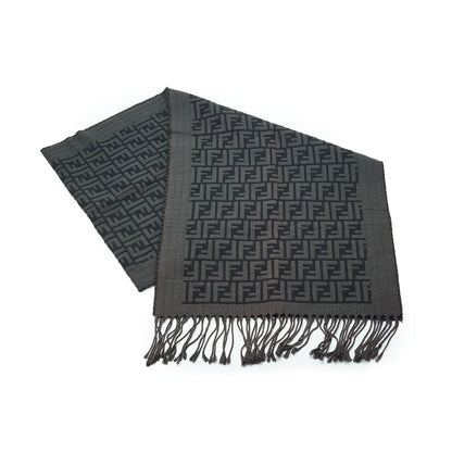 Zucca Wool Fringed Scarf