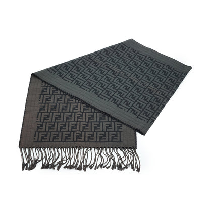 Zucca Wool Fringed Scarf