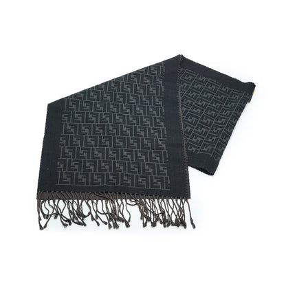 Zucca Wool Fringed Scarf