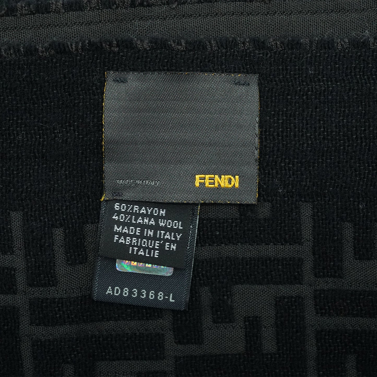 Zucca Wool Fringed Scarf