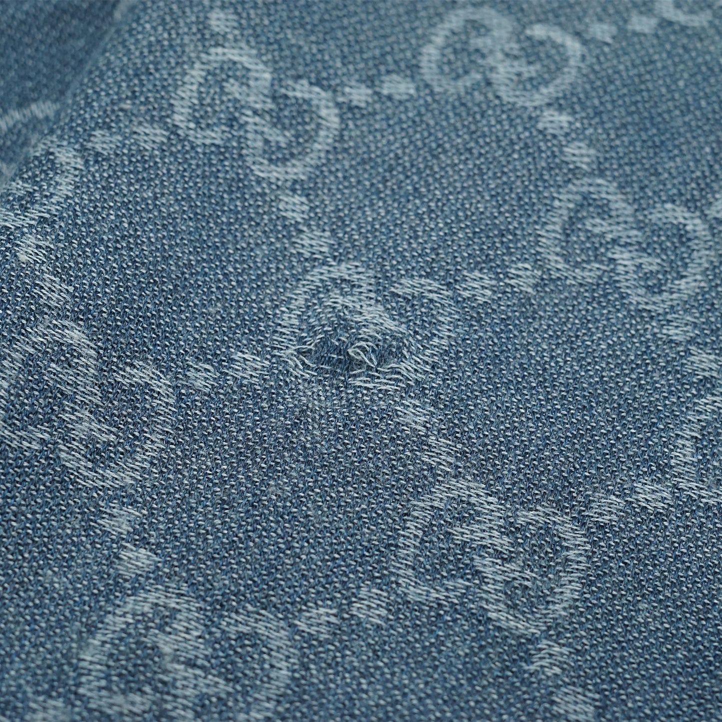 GG Silk Cotton Fringed Stole