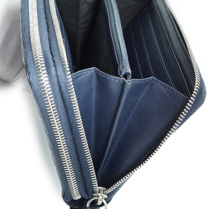 Microguccissima Zip Around Travel Organizer Long Wallet