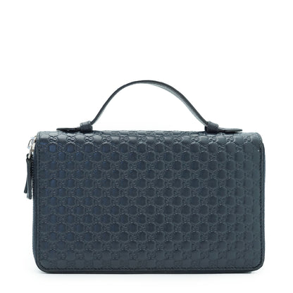 Microguccissima Zip Around Travel Organizer Long Wallet