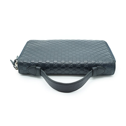 Microguccissima Zip Around Travel Organizer Long Wallet