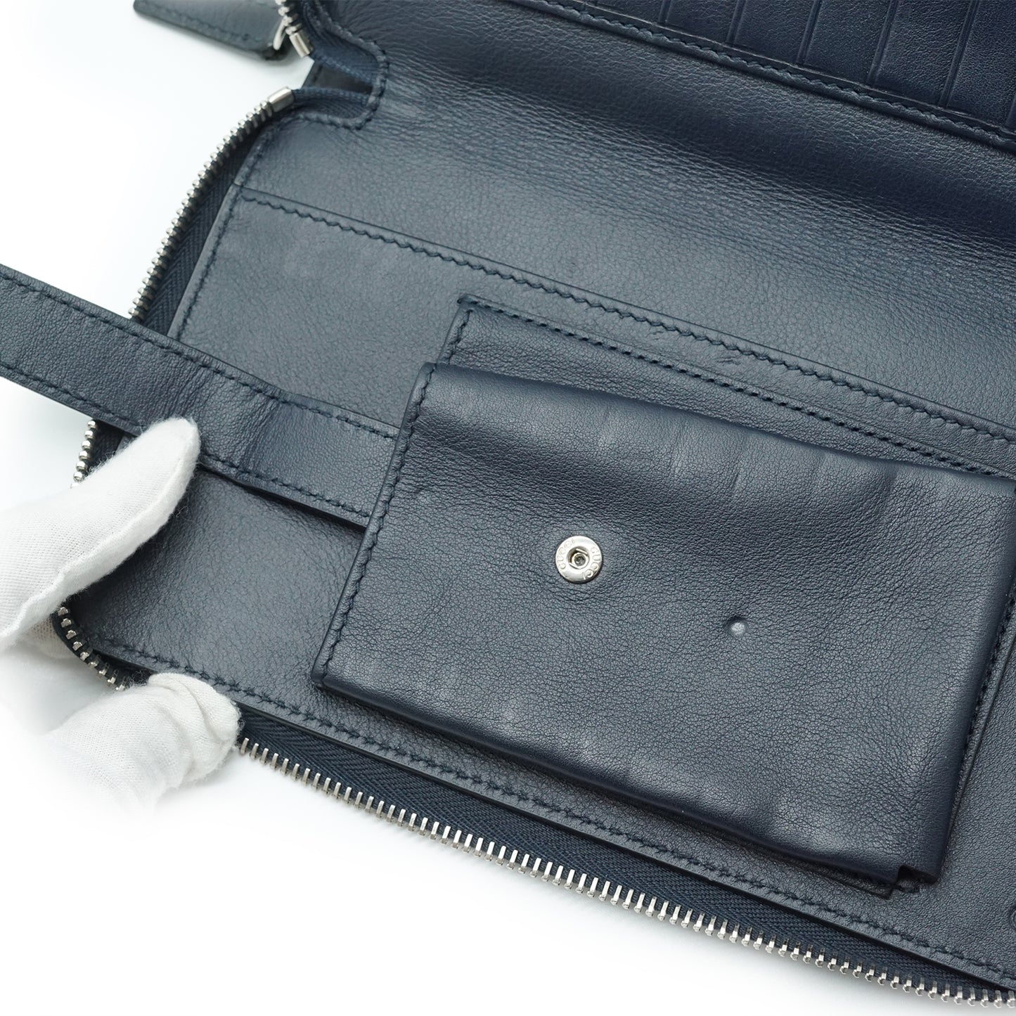 Microguccissima Zip Around Travel Organizer Long Wallet