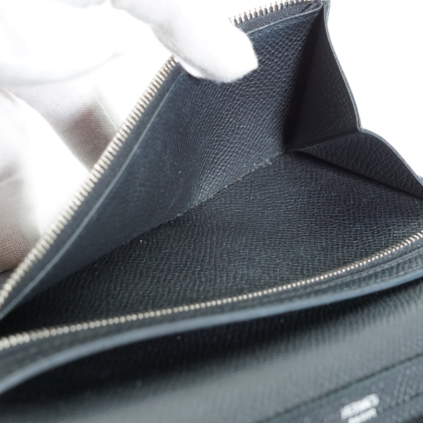 Bearn 2 Plis Epsom Palladium Bifold Long Wallet