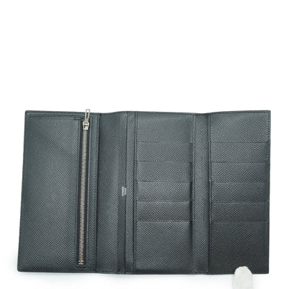 Bearn 2 Plis Epsom Palladium Bifold Long Wallet