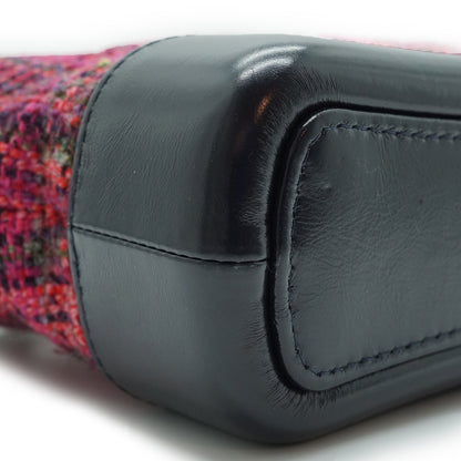 Gabrielle Tweed Multicolor Small Chain Hobo Bag