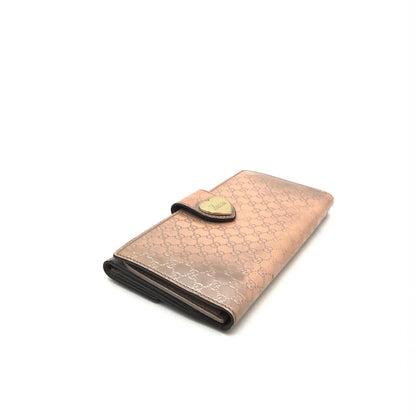 Gucci Micro GG Double Hook Long Wallet