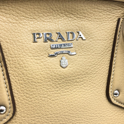 Prada Vitello Daino Braided Frame Satchel