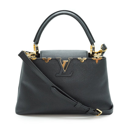 Capucines MM Taurillon Embellished Flower Crown Limited Edition