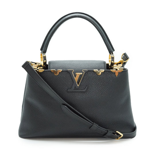 Capucines MM Taurillon Embellished Flower Crown Limited Edition