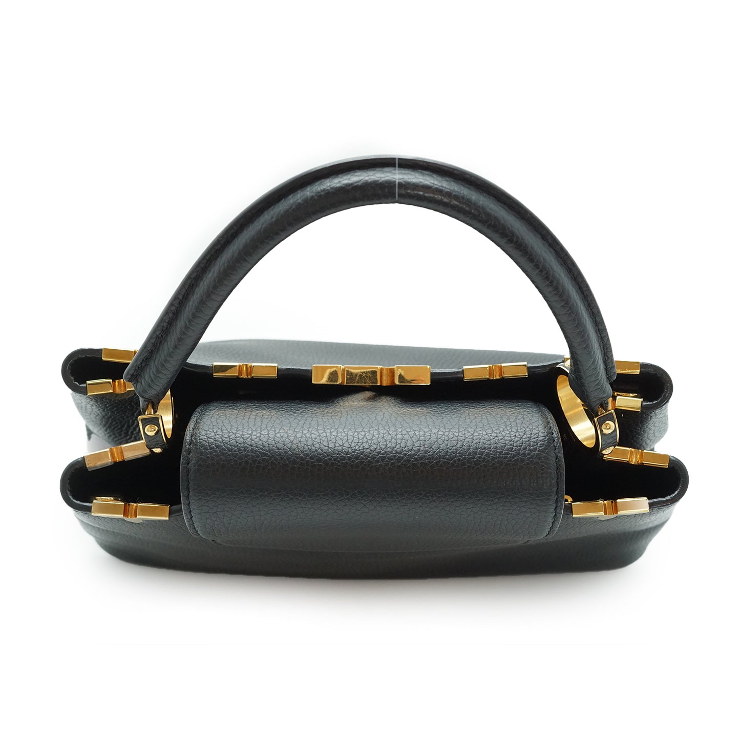 Capucines MM Taurillon Embellished Flower Crown Limited Edition