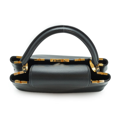 Capucines MM Taurillon Embellished Flower Crown Limited Edition