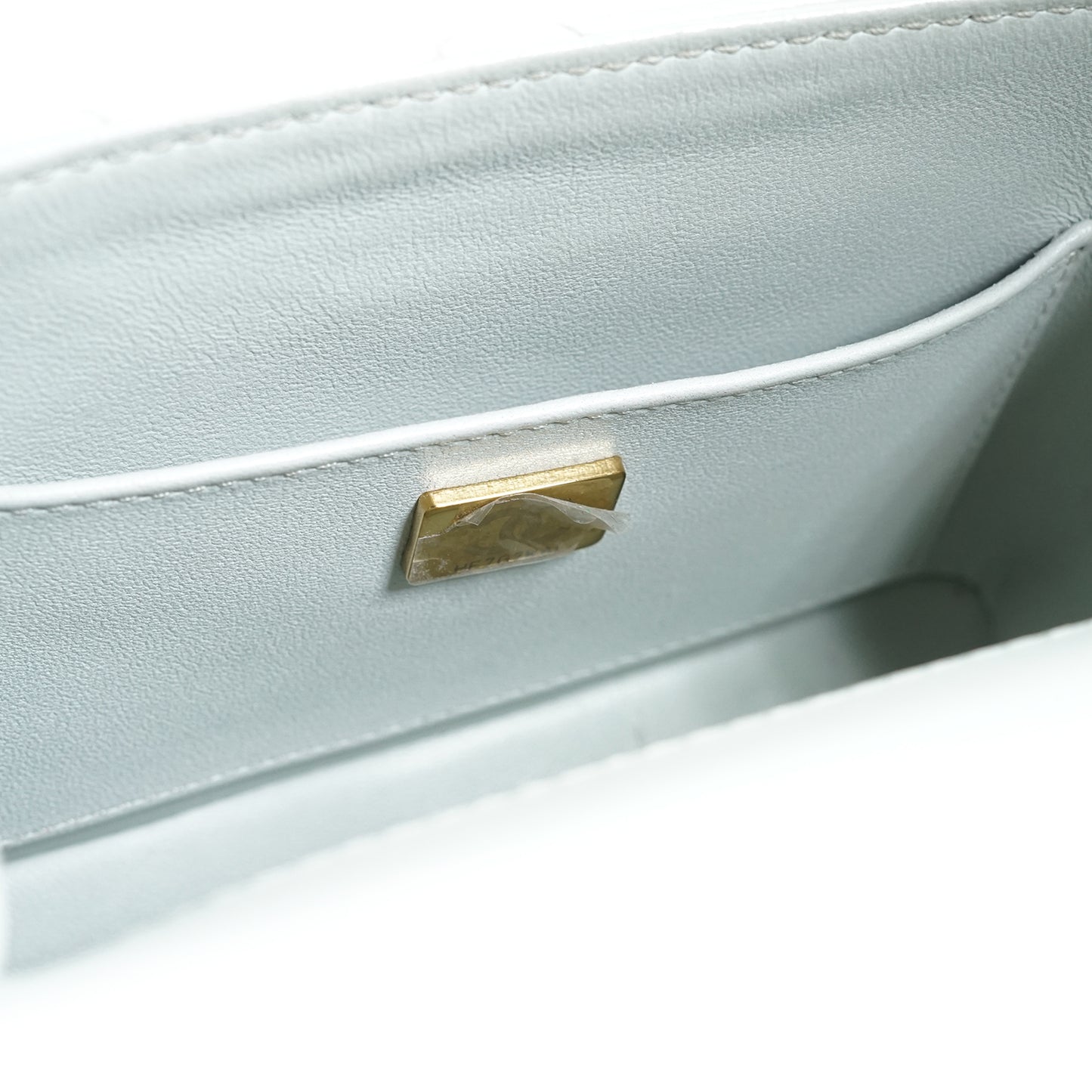 Mini Classic Flap Matelasse Lambskin Chain Top Handle Bag