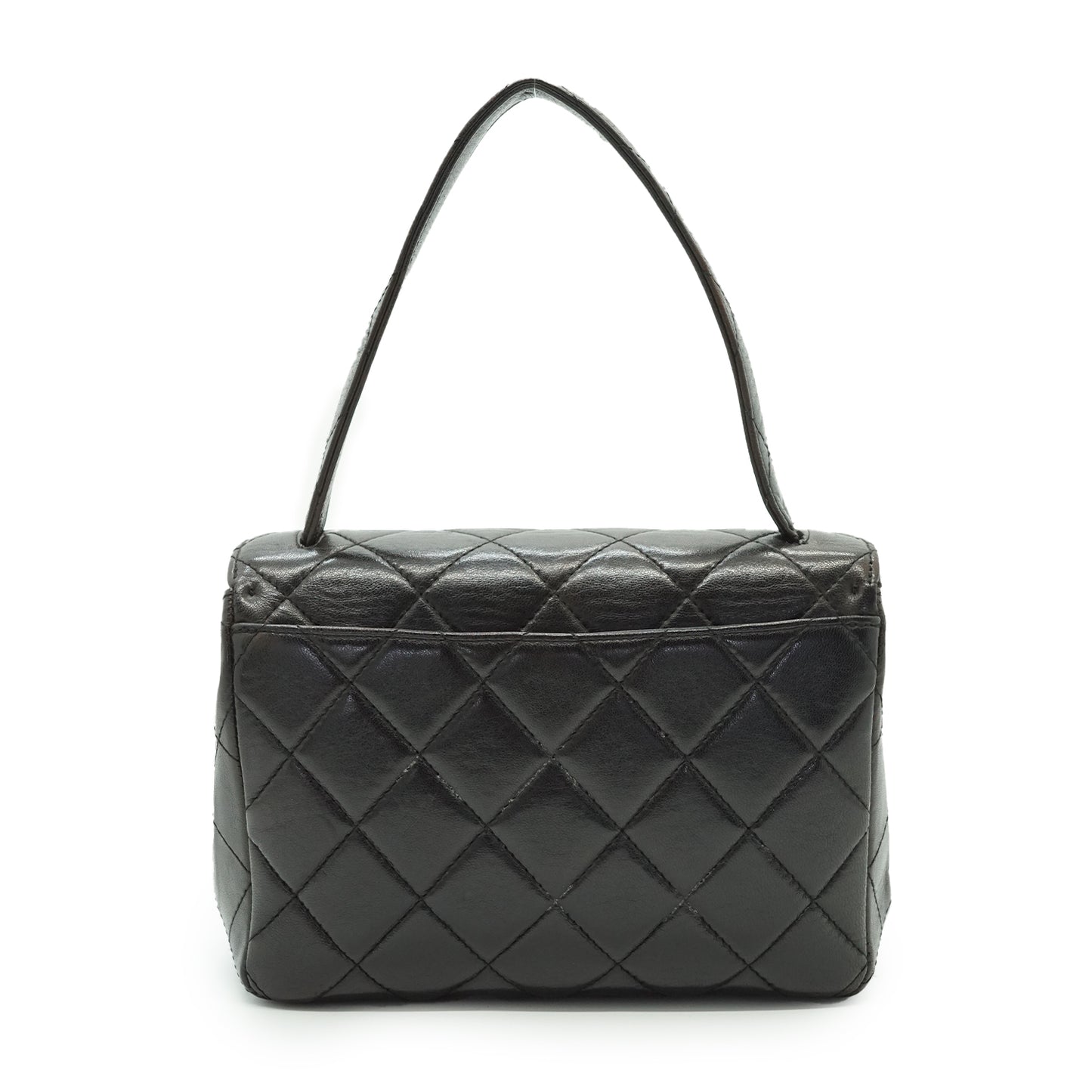 Vintage Mini Flap Matelasse Lambskin Top Handle Bag
