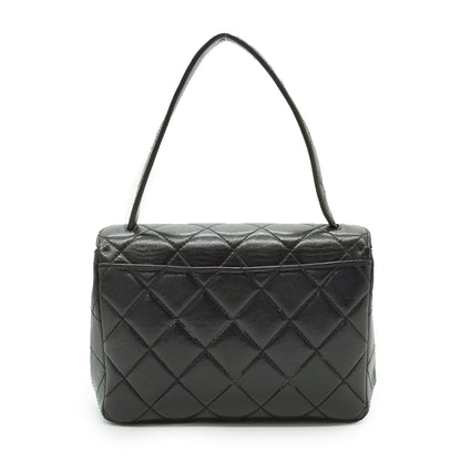 Vintage Mini Flap Matelasse Lambskin Top Handle Bag