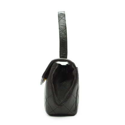 Vintage Mini Flap Matelasse Lambskin Top Handle Bag