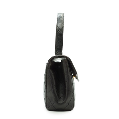 Vintage Mini Flap Matelasse Lambskin Top Handle Bag