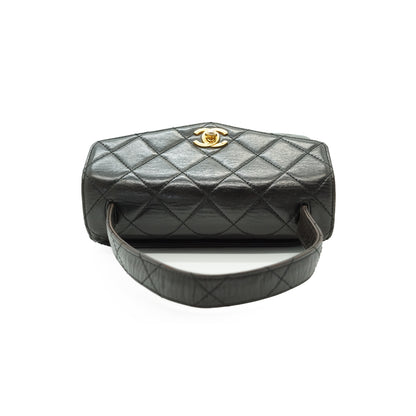Vintage Mini Flap Matelasse Lambskin Top Handle Bag